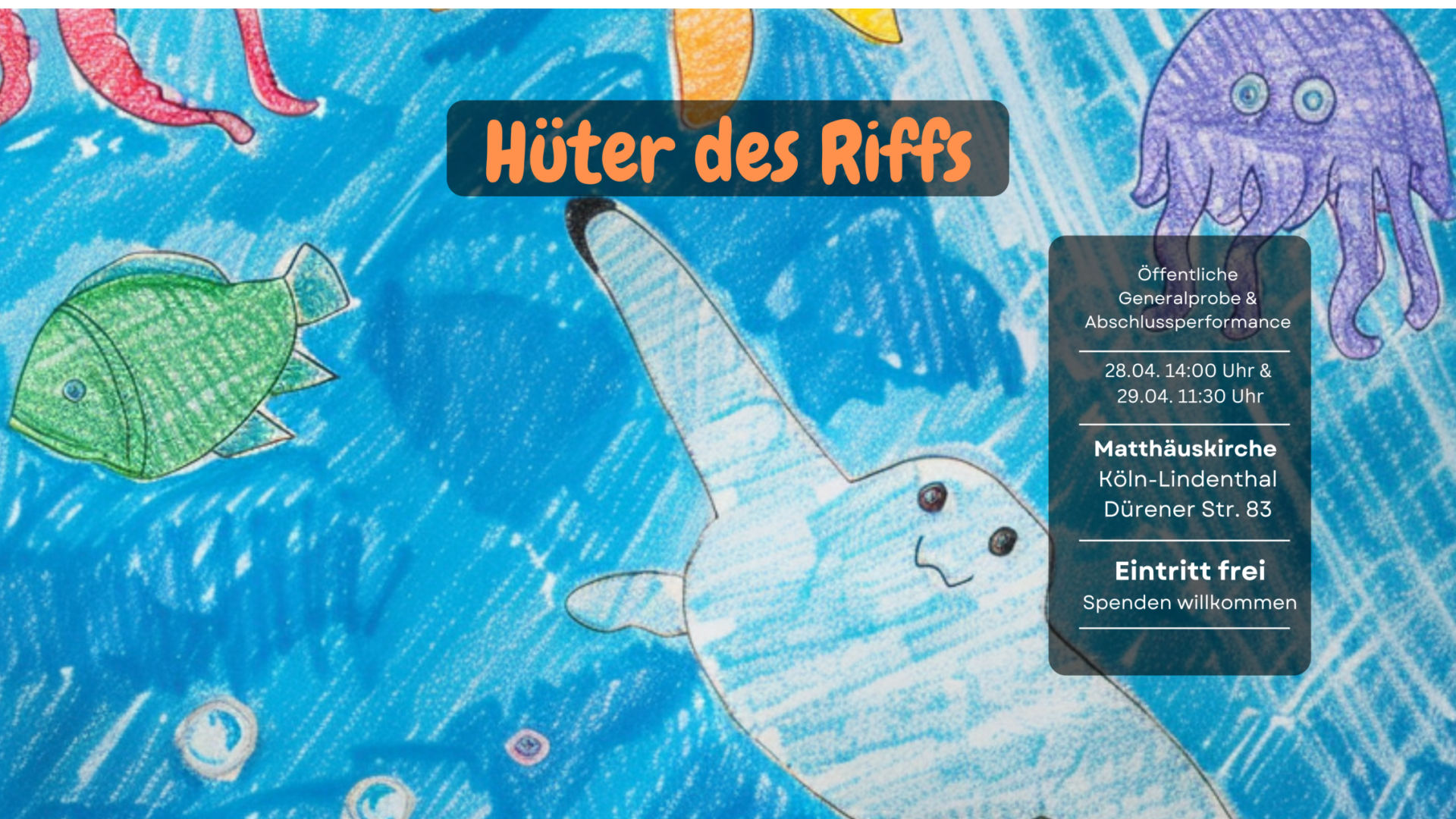 Banner zum Projekt ‚Hüter des Riffs‘