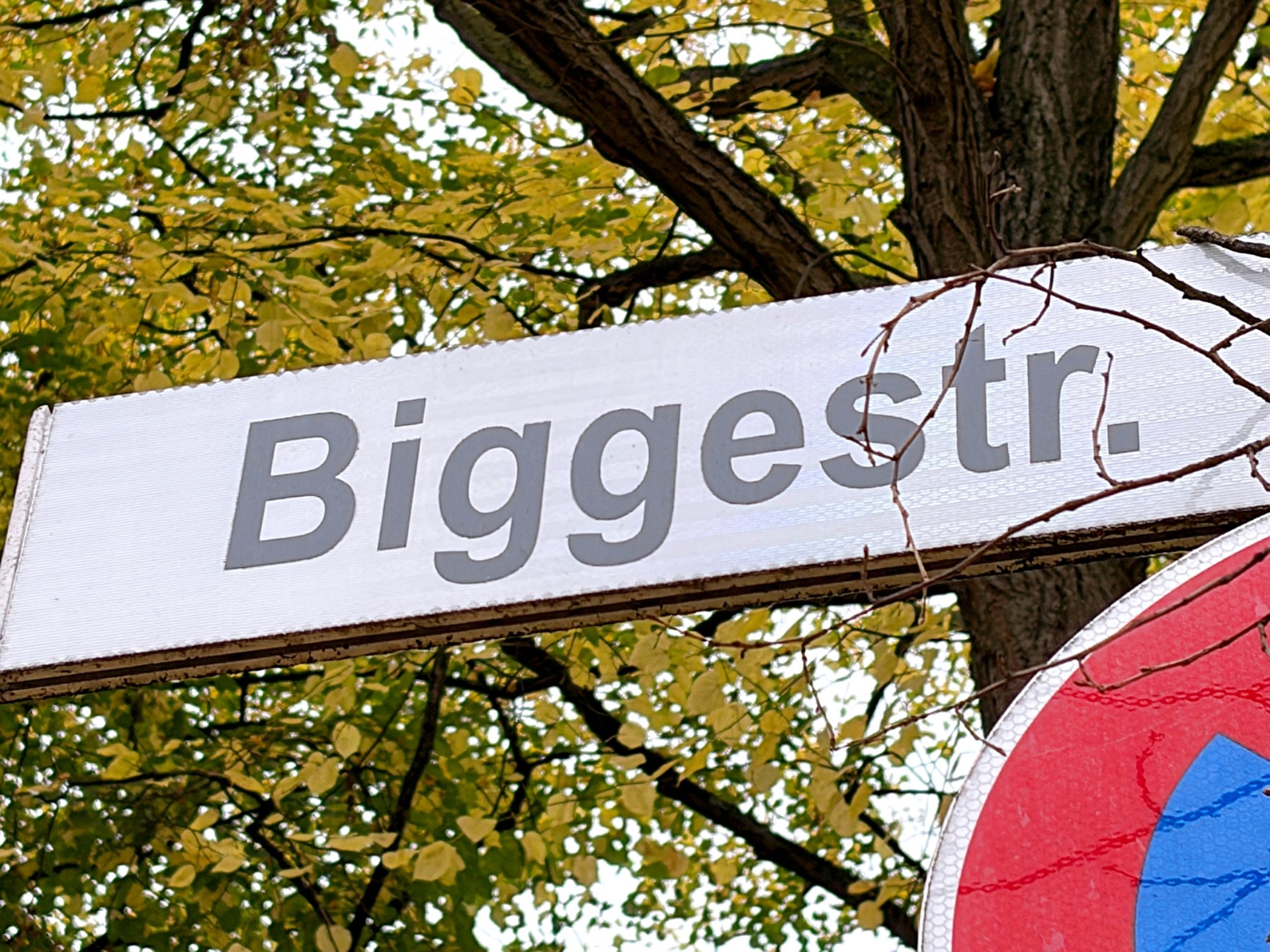 Straßenschuld "Biggestraße"